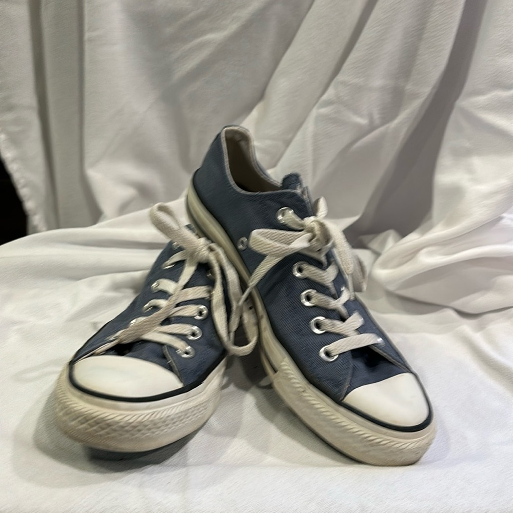 CONVERSE All Stars Unisex Pale Blue Low Top Sneakers, Shoes